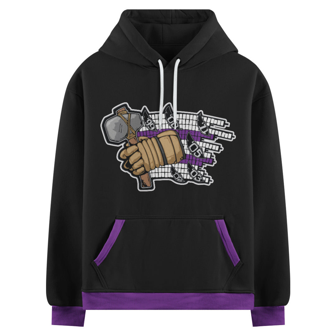 Bardown - IHN Black Cuff Coloured Hoodie