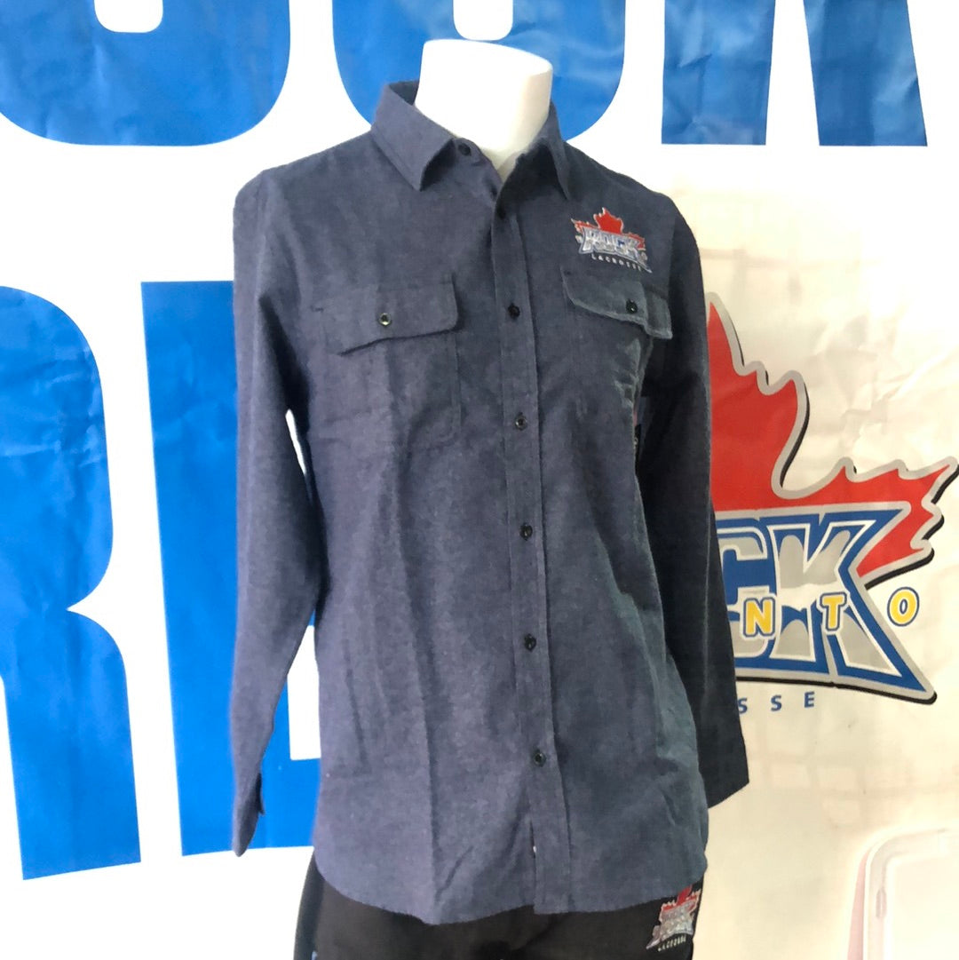 Men's Burnside Flannel (Red/Denim)