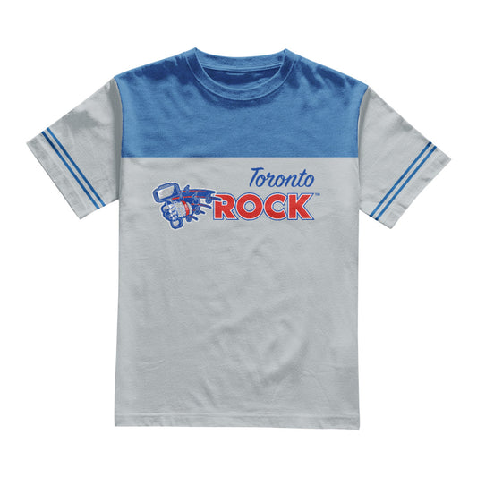 108 Stitches - Fan T-shirt - Womens - Grey/Royal